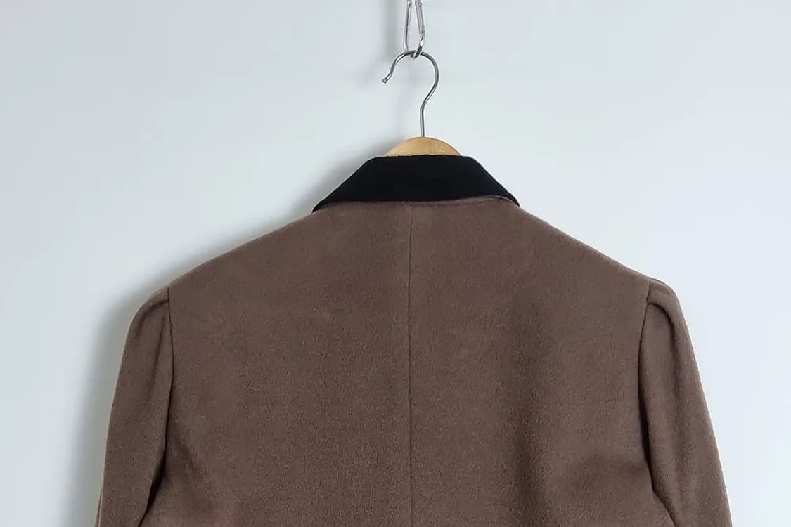 PLATA 빈티지 브라운 울 블렌드 코트  상품이미지6
