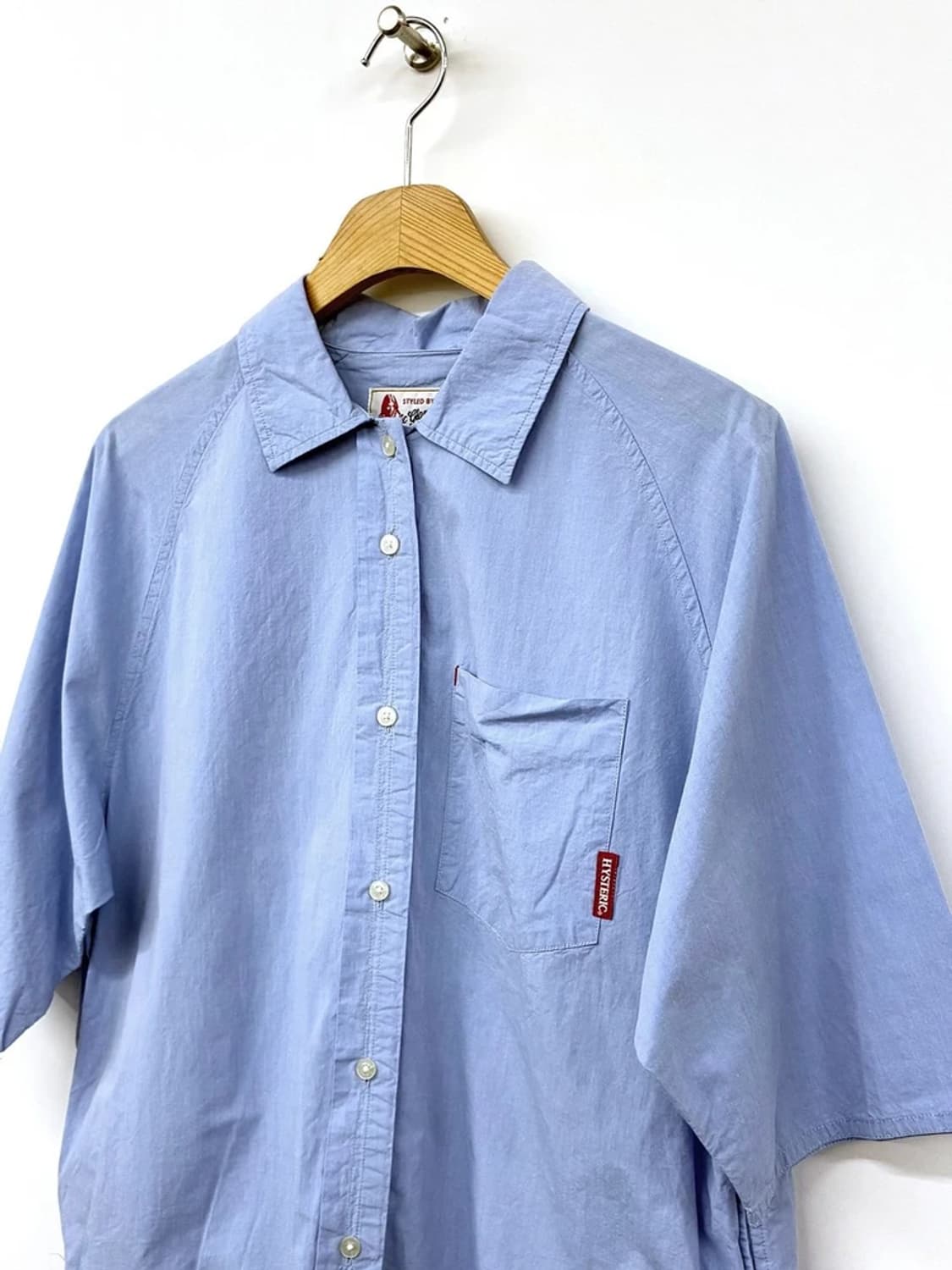 히스테릭글래머 00's 레글런 반팔 셔츠 PN9760 상품이미지2