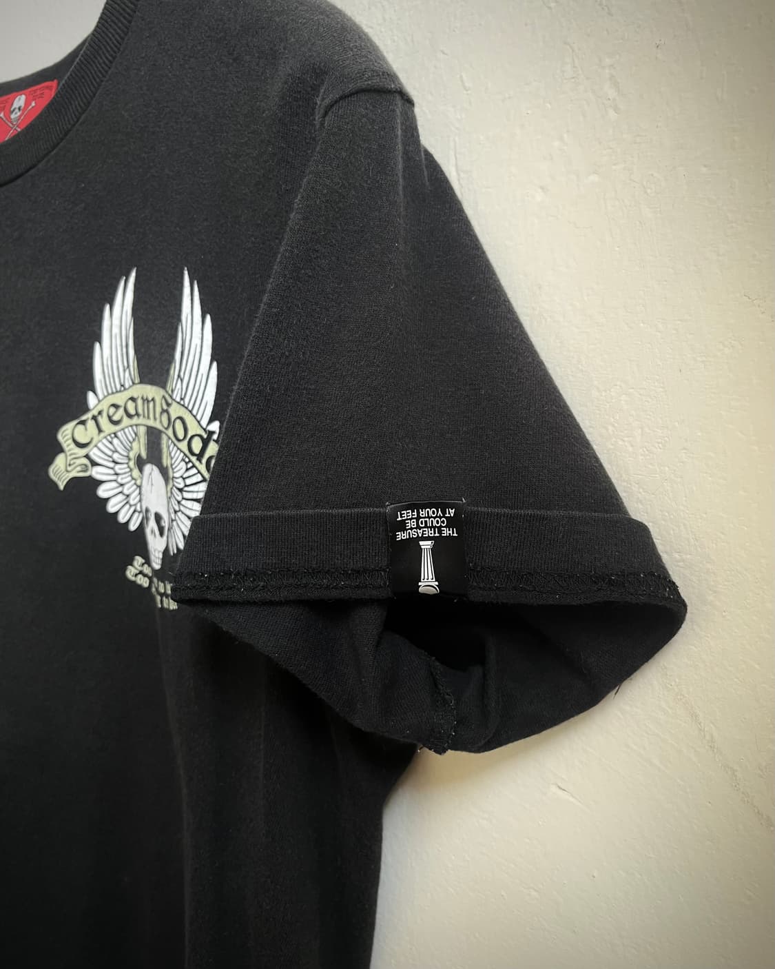 CREAM SODA Vintage Wings Skull T-Shirt 상품이미지6