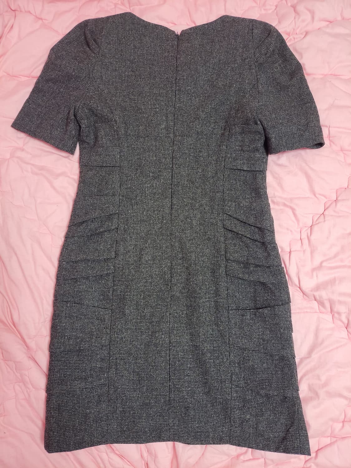 급처상태좋음!나이스클랍 어깨볼륨 자카드모직정장원피스 레니본st오즈세컨st 상품이미지3