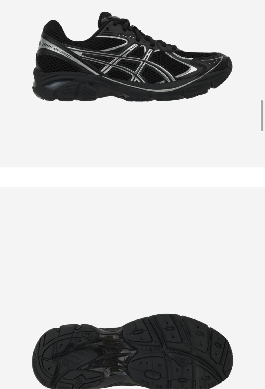 아식스 GT-2160 블랙 퓨어 실버 235 상품이미지1