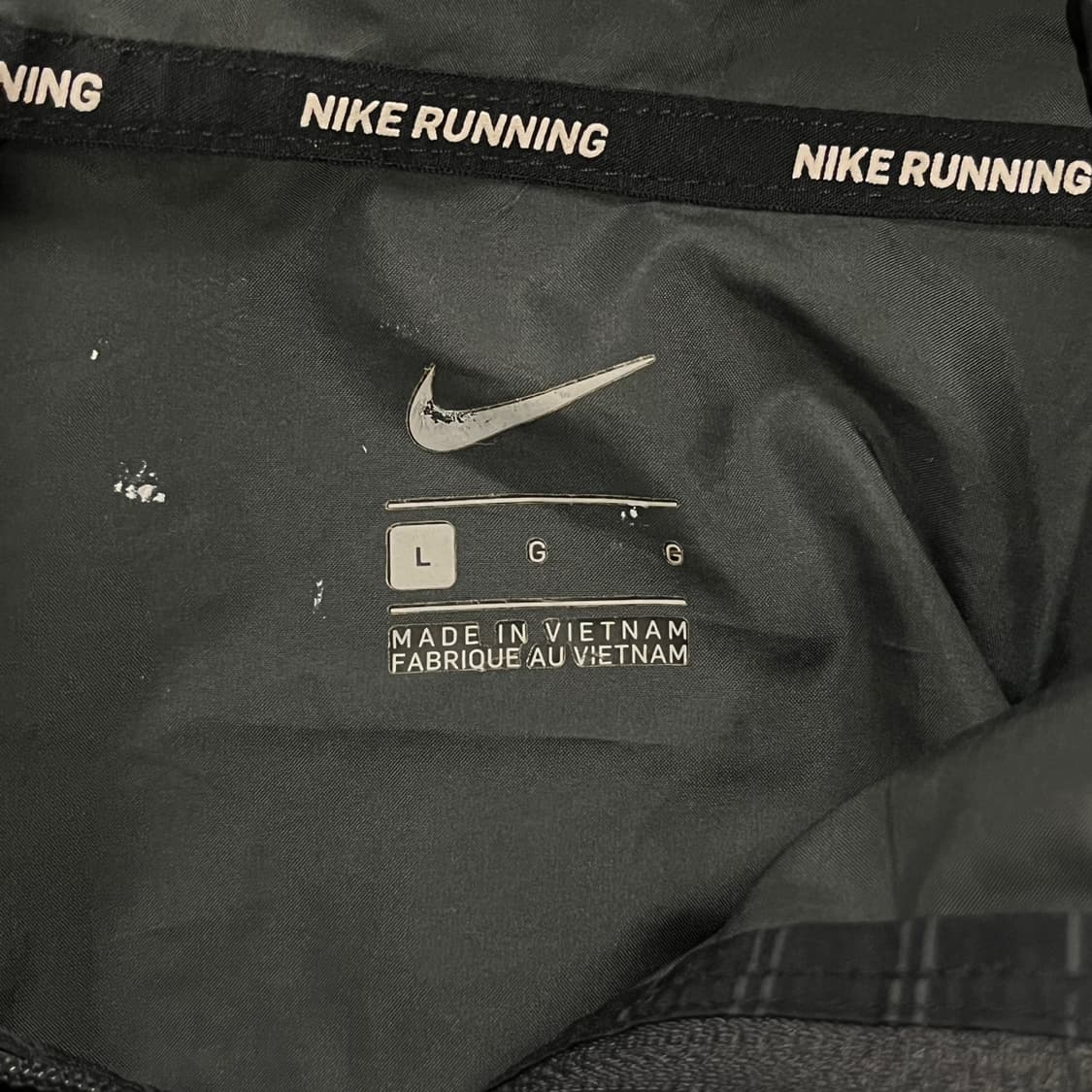 [정품/L] 나이키 바람막이 자켓 블랙 그레이 b10 상품이미지5