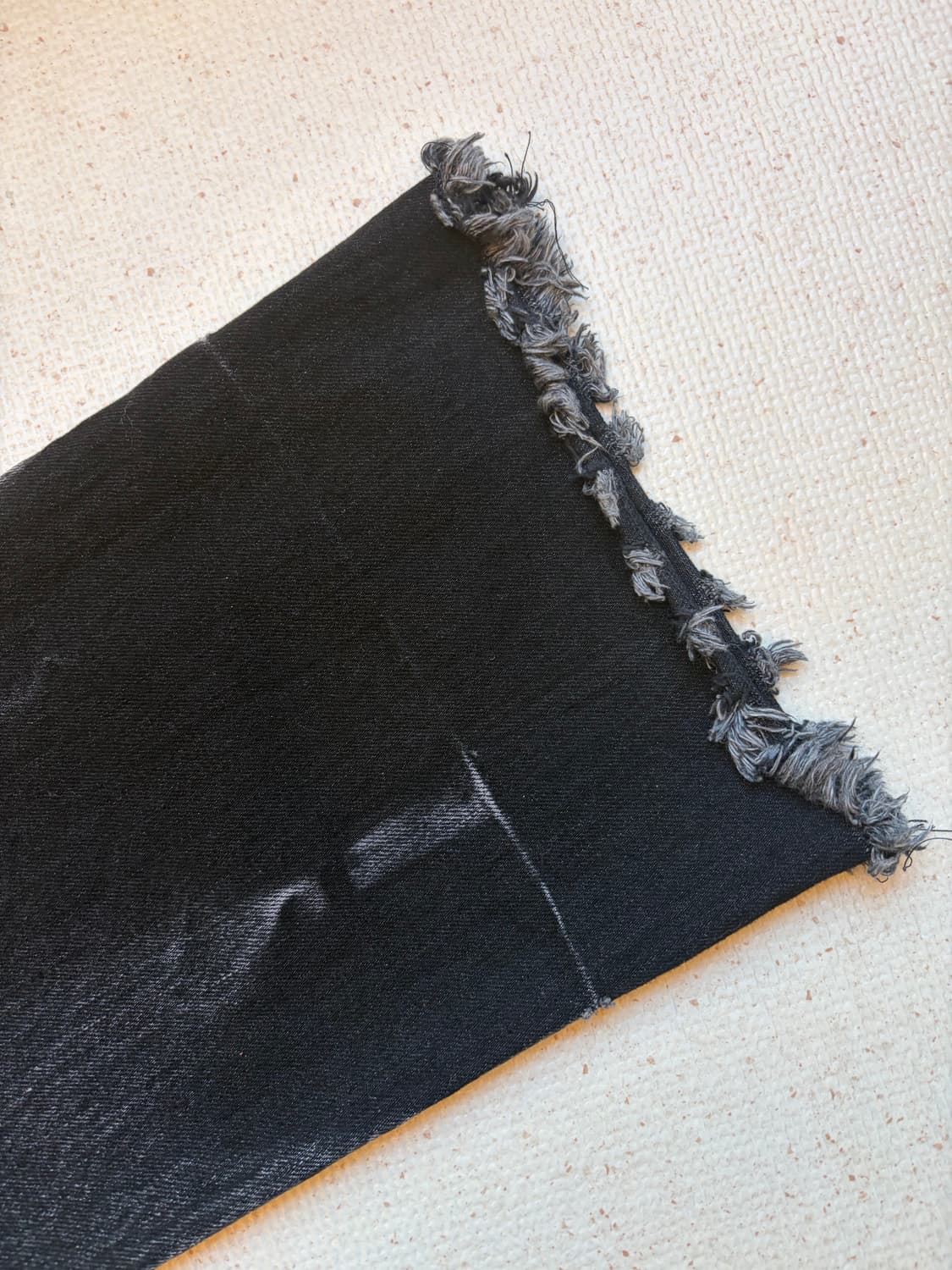 [2] 언유즈드 데님 부츠컷 블랙 흑청 상품이미지4