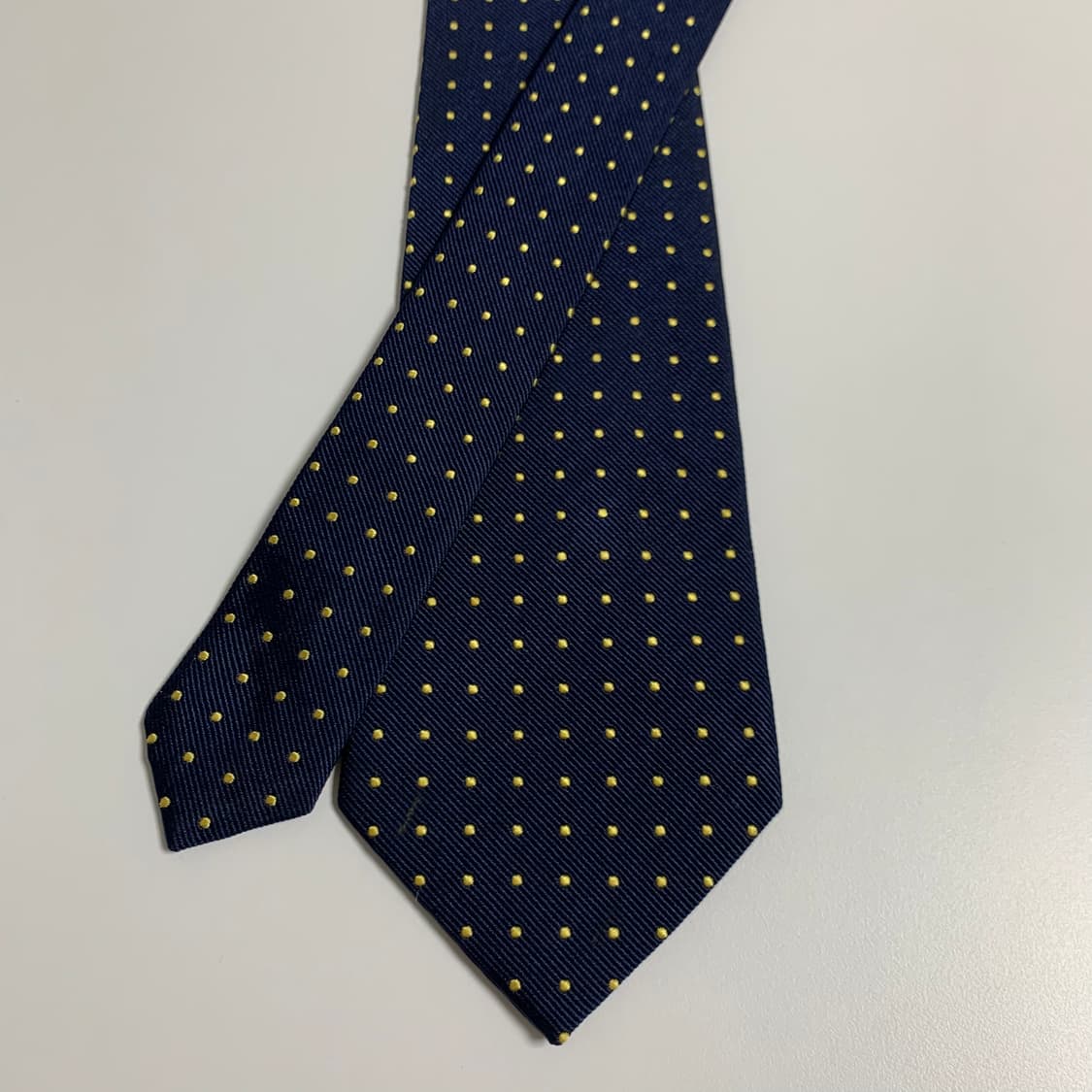 폴로 랄프로렌(POLO) 도트 명품넥타이 B+등급 8cm 상품이미지4