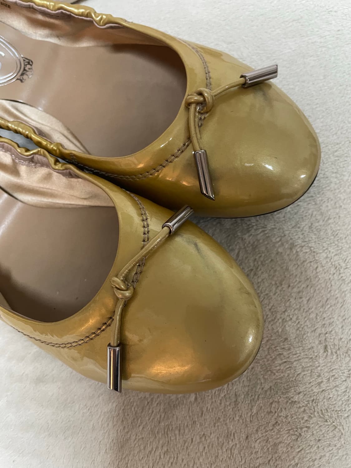 토즈 여성 플랫슈즈 골드 35½ 상품이미지6