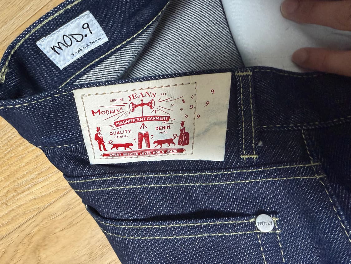 모드나인 생지데님 상품이미지4