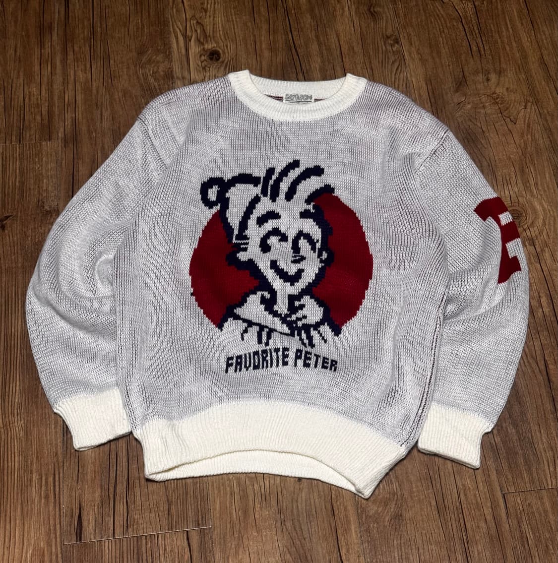 [M] 시티 가이 클럽 캐릭터 니트 스웨터 상품이미지2