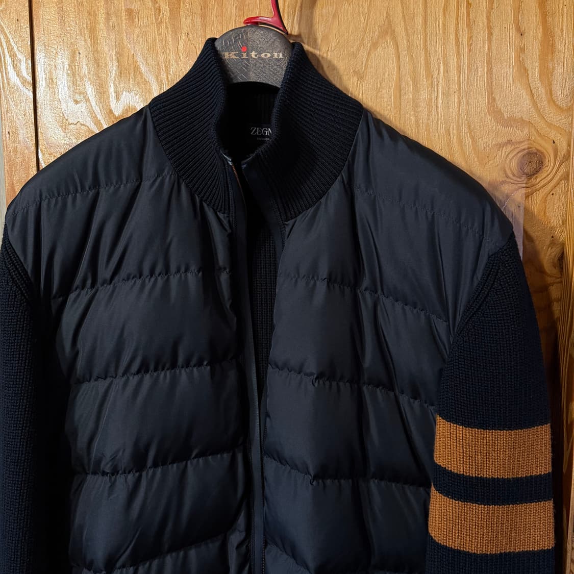  에르메네질도 제냐 테크메리노 울 니트 패딩 상품이미지3