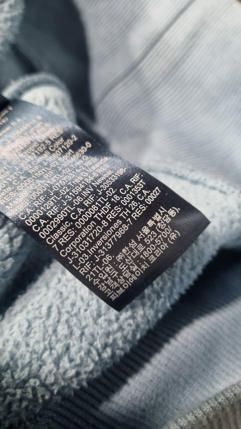 타미 플리스 후드티 L사이즈 (국내100~105) 상태좋아요~ 상품이미지4