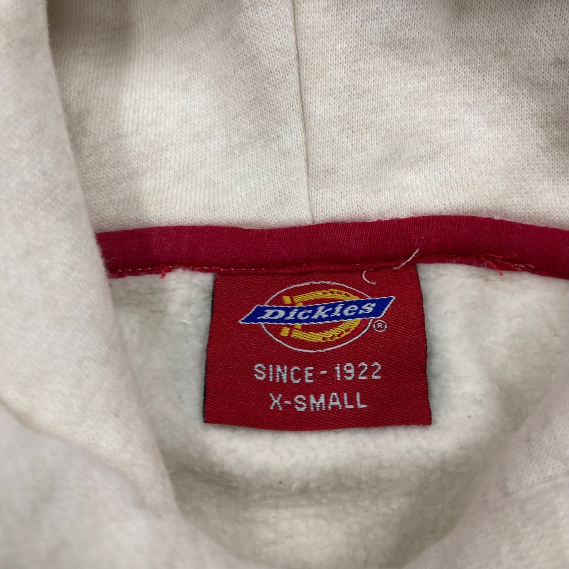 디키즈 아이보리 컬러 스펠아웃 후드티 상품이미지4