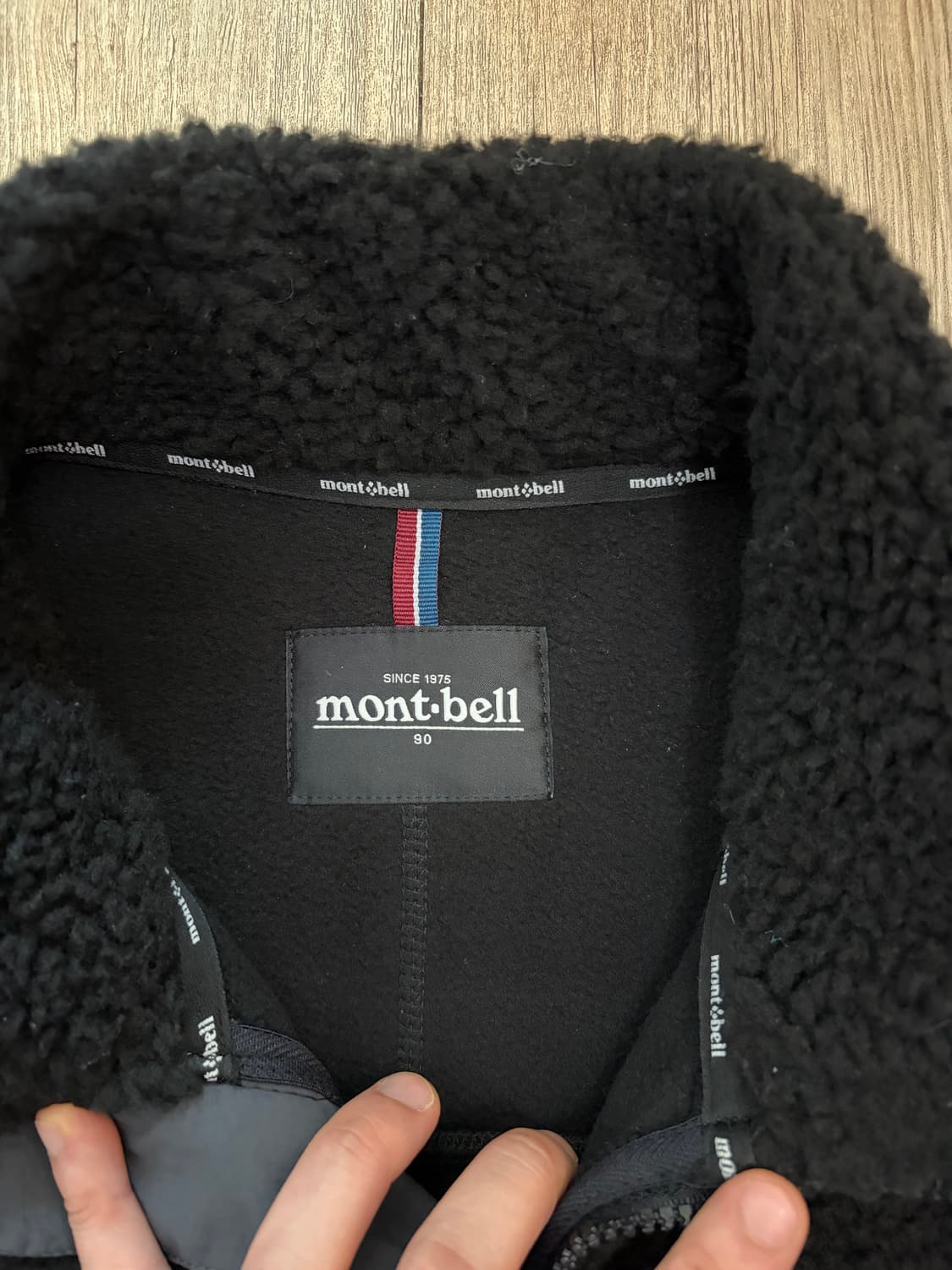 몽벨 후리스 블랙(90) 상품이미지6