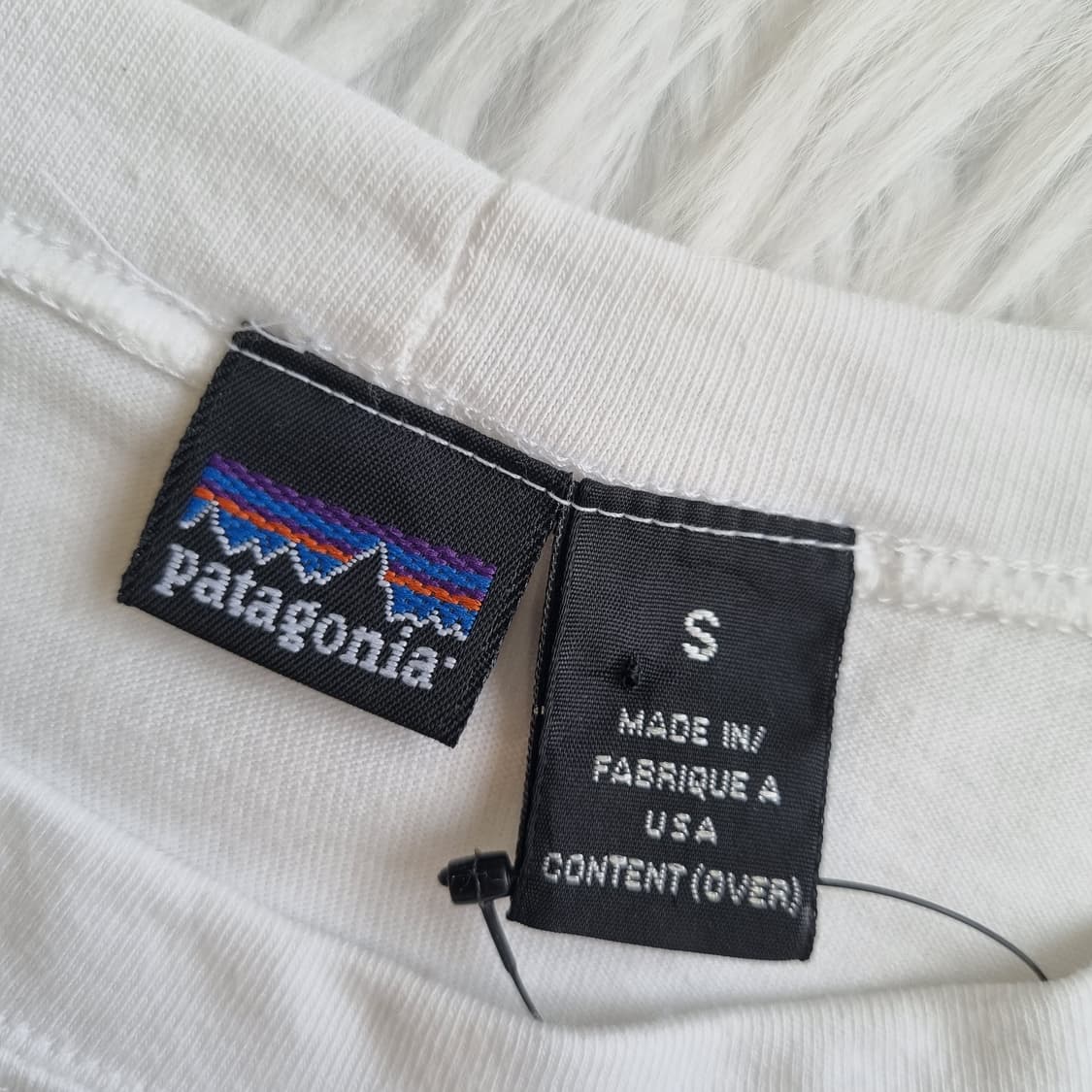 파타고니아 화이트 오버핏 반팔 티셔츠 1986 상품이미지4