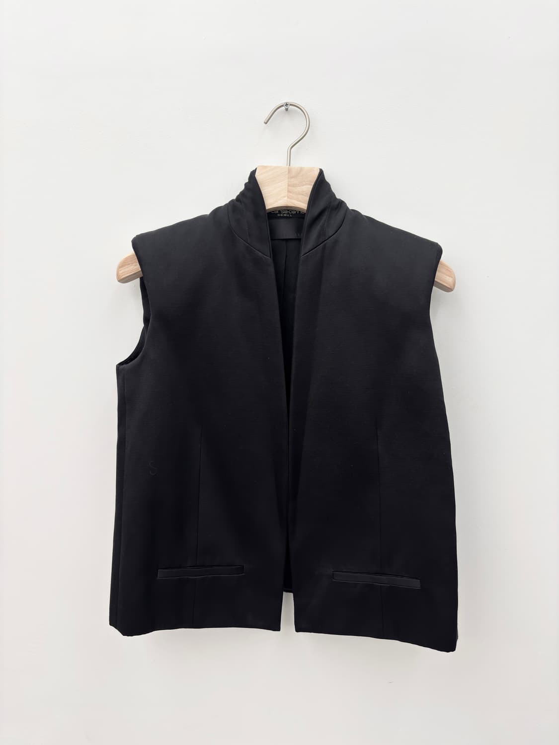 WAISTCOAT TARONI LIGHT BLACK 상품이미지1