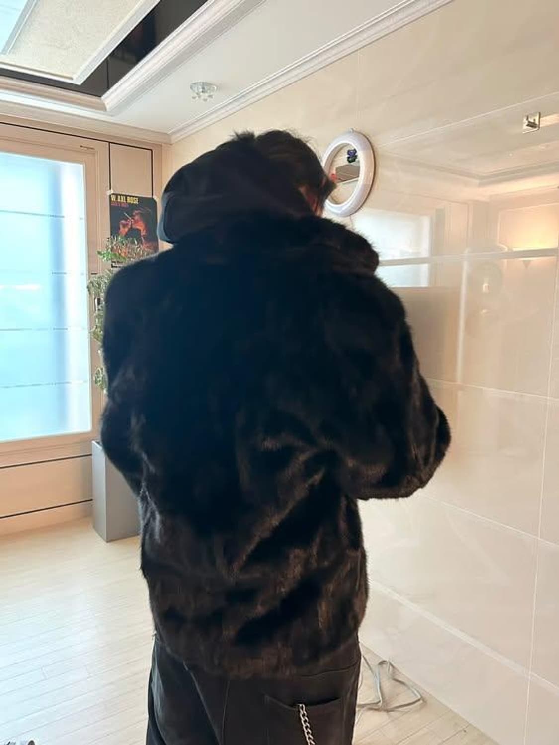 빈티지 밍크 퍼 블랙 자켓 상품이미지2