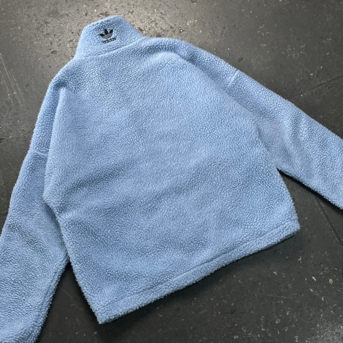 100 아디다스 빅로고 뽀글이 자켓  상품이미지5