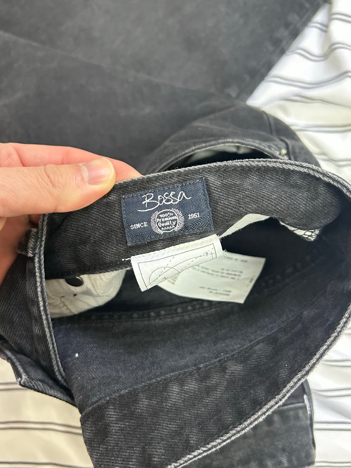 벨리에 트루와이드 데님 블랙 30 상품이미지3