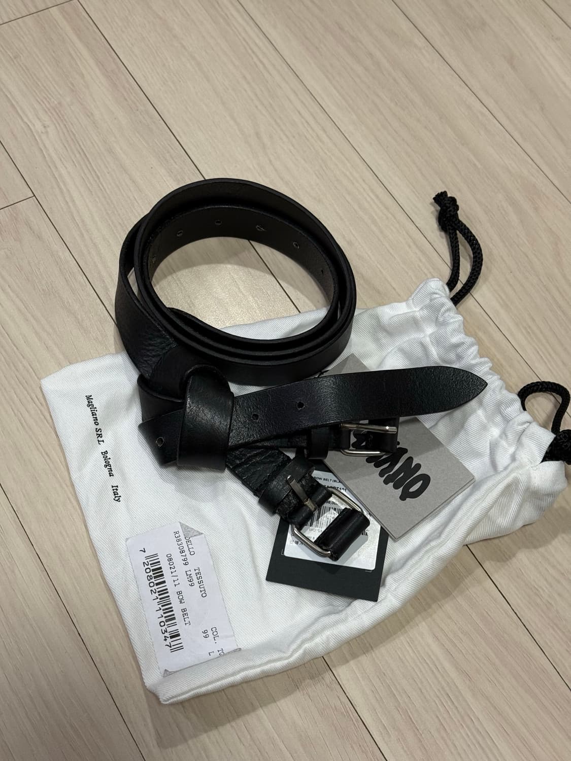 (L)magliano bow belt black 상품이미지1