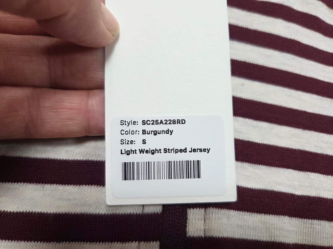 스컬프터(sculptor) 스트라이프 저지집업 55 새상품 상품이미지7