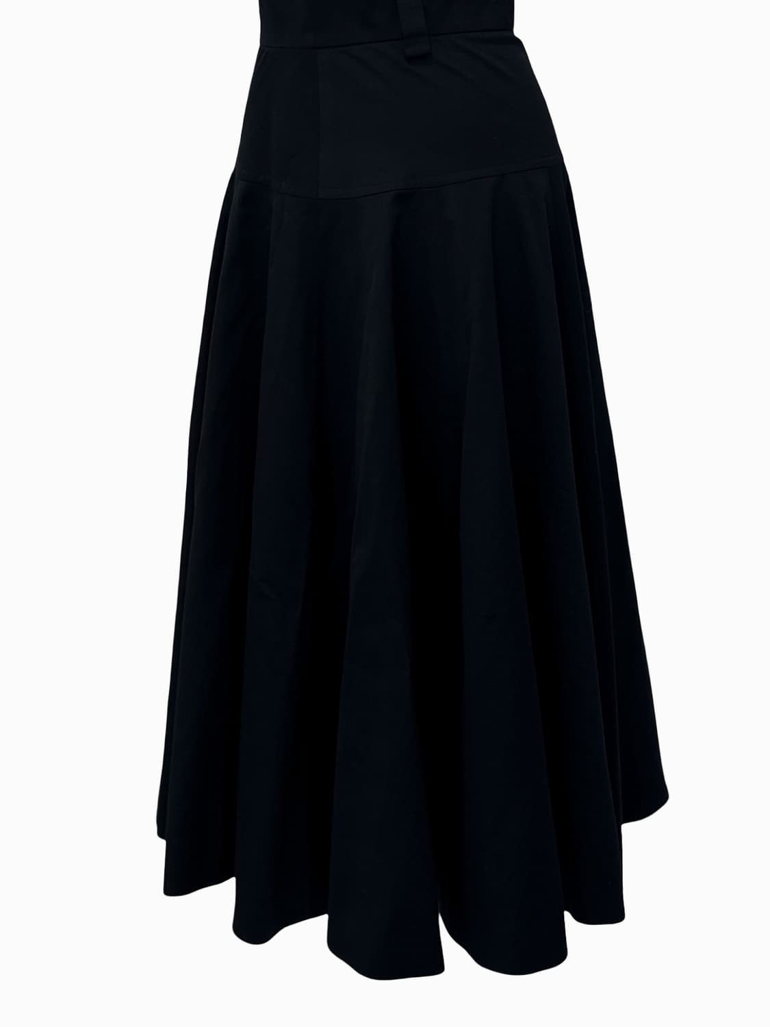 Yves Saint Laurent Black Flare Skirt 상품이미지3