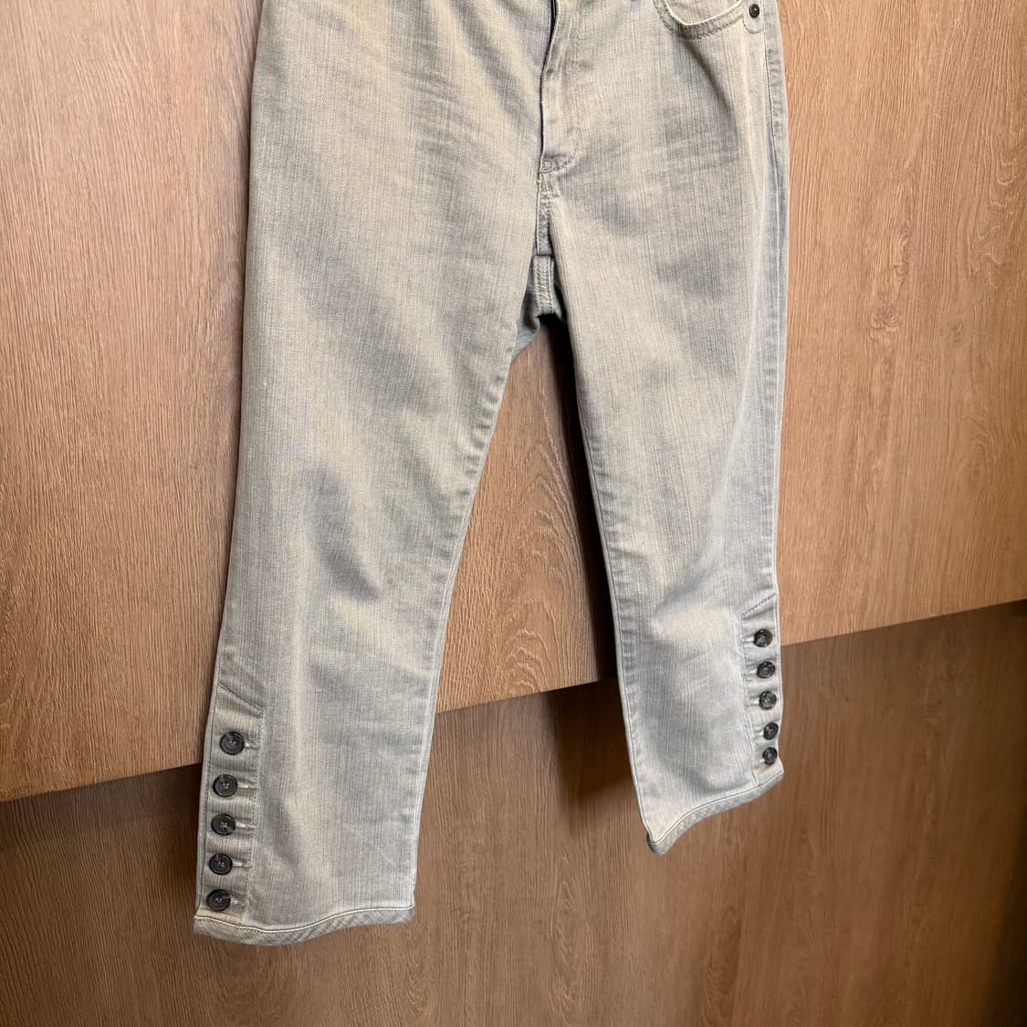 막스마라 위켄드 7부 카프리 팬츠 버튼업 디테일 베이지 브라운 상품이미지6