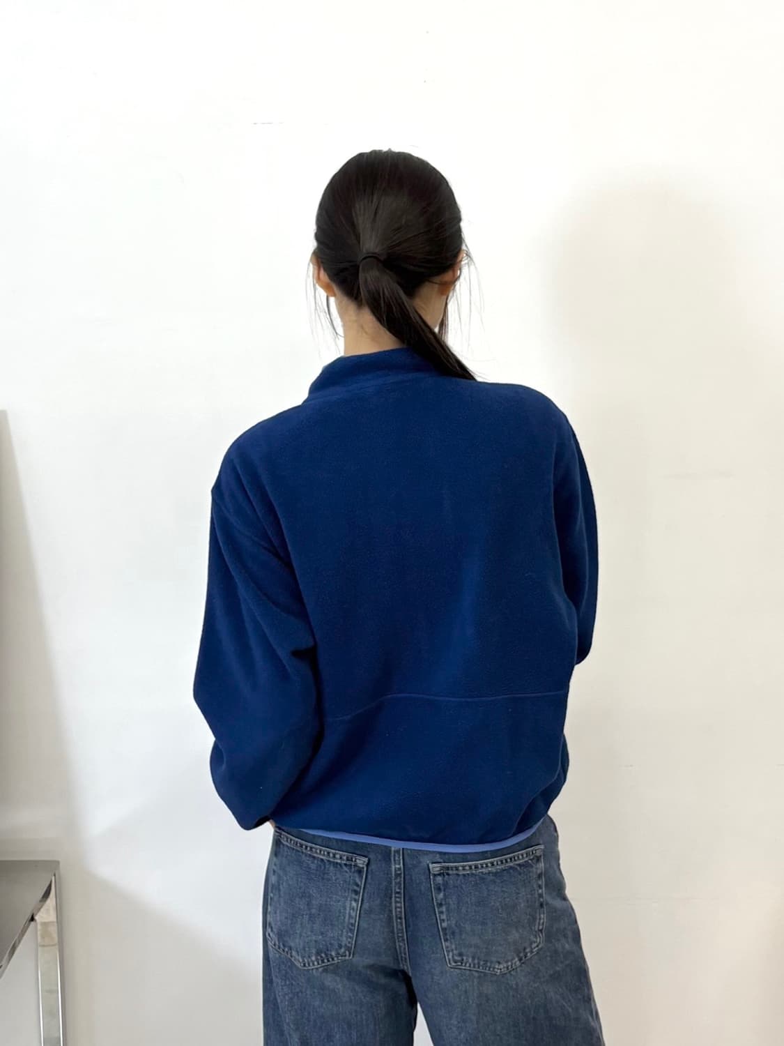 MADE IN USA 🇺🇸 파타고니아 반집업 후리스 네이비 상품이미지5