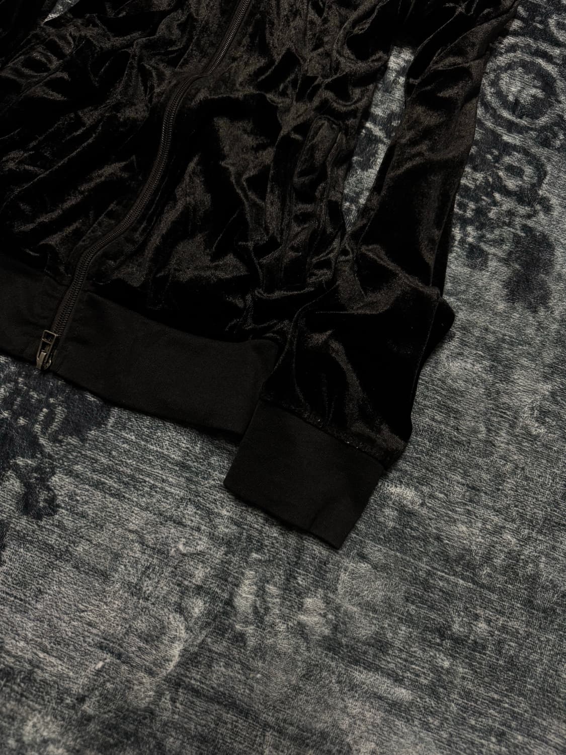 Roen sports skull velour track top 상품이미지5