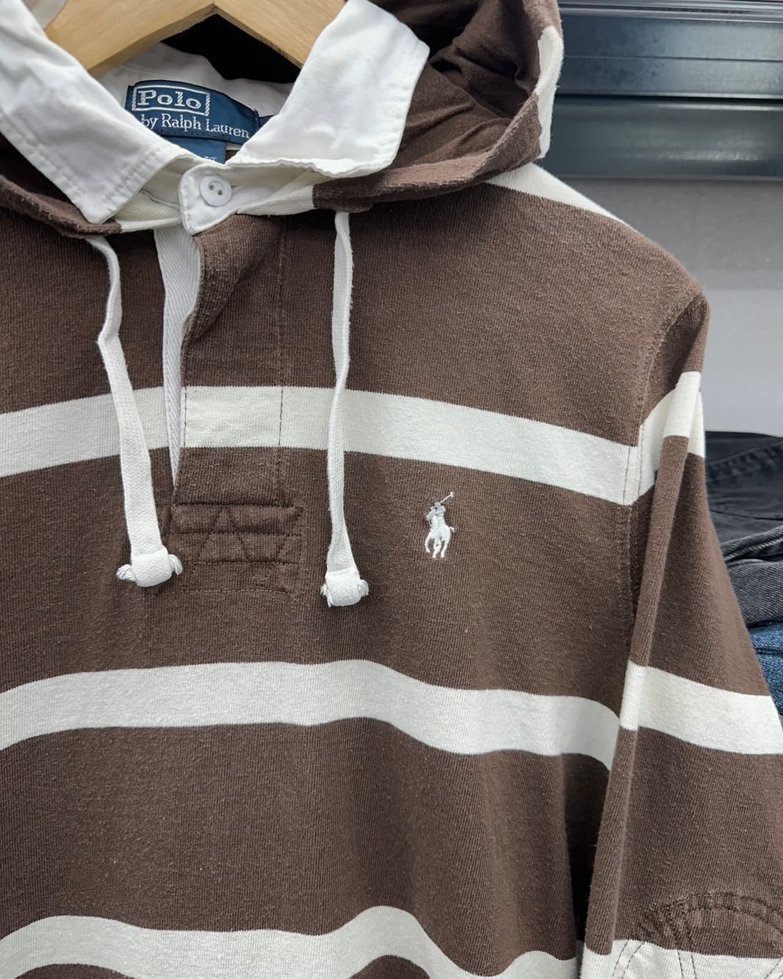 (M)폴로 단가라 후드 럭비티-M1795 상품이미지2