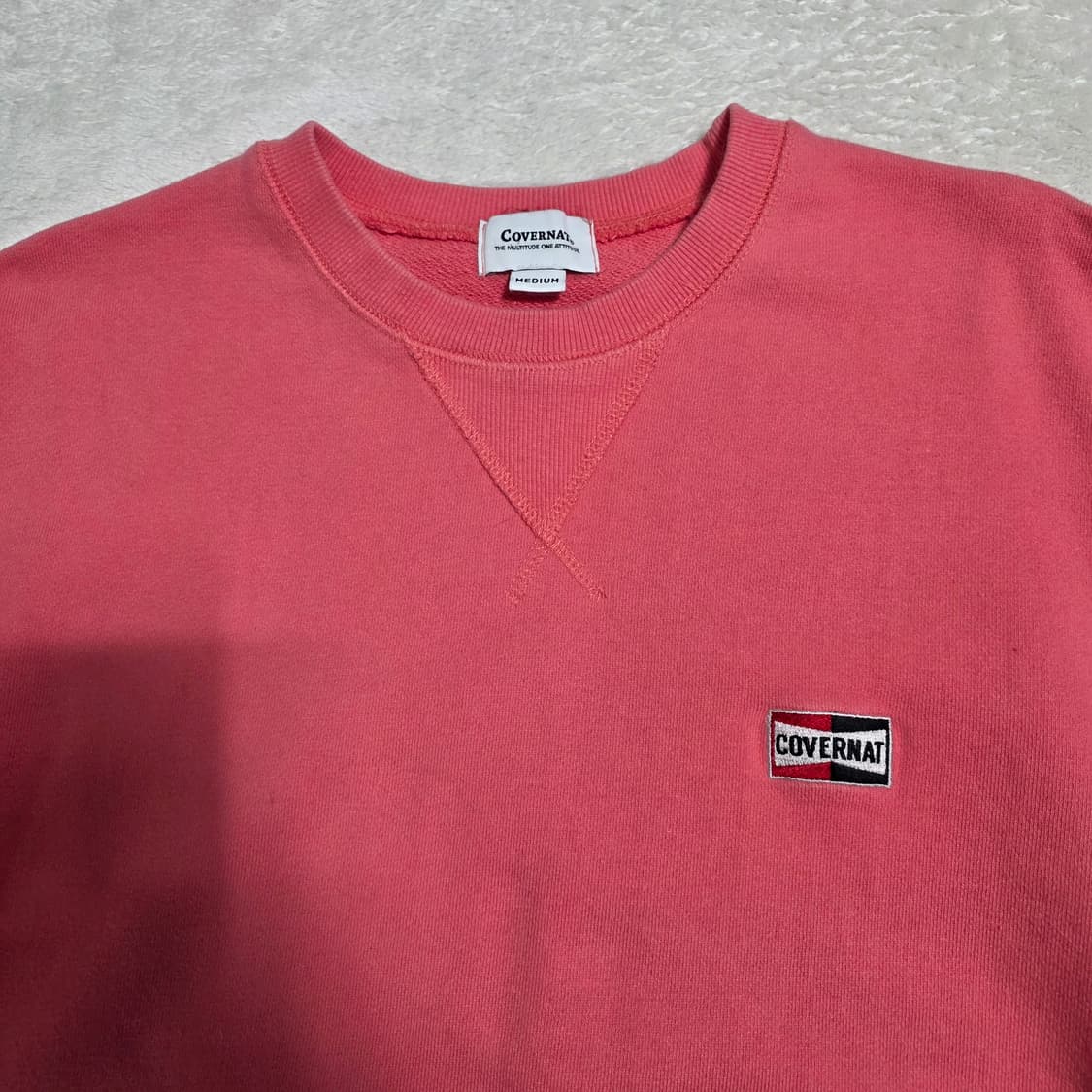 (M)커버낫 맨투맨 핑크 상품이미지2