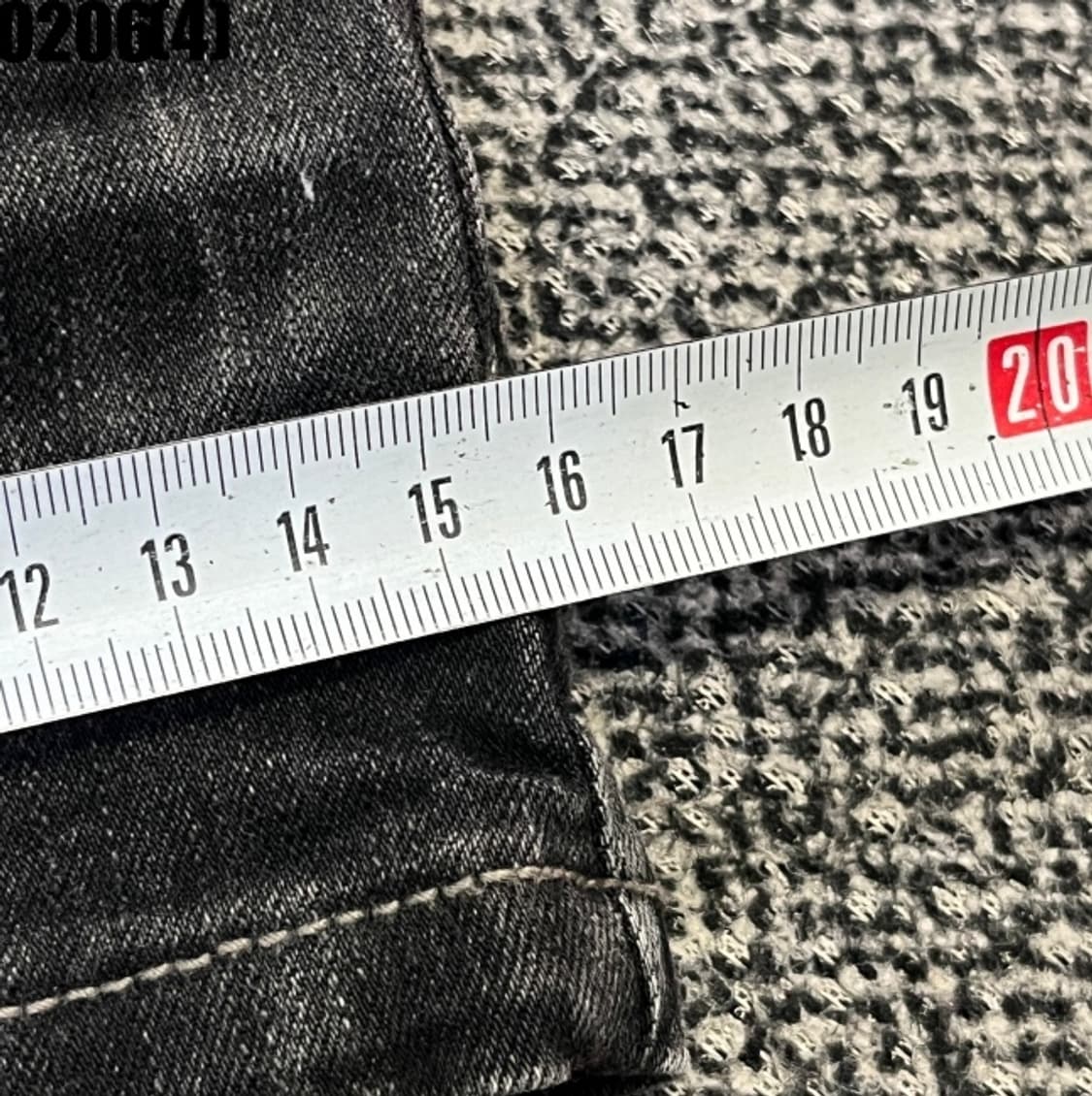 [L] SHOUT 블랙 워싱 데님 팬츠 0206(4) 상품이미지9