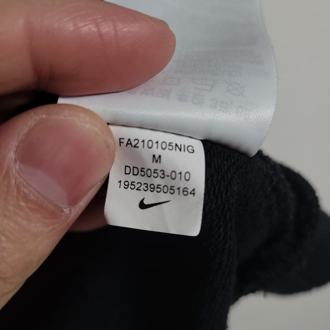 (M) NIKE 나이키 여성 블랙 후드셔츠 티셔츠 상품이미지6