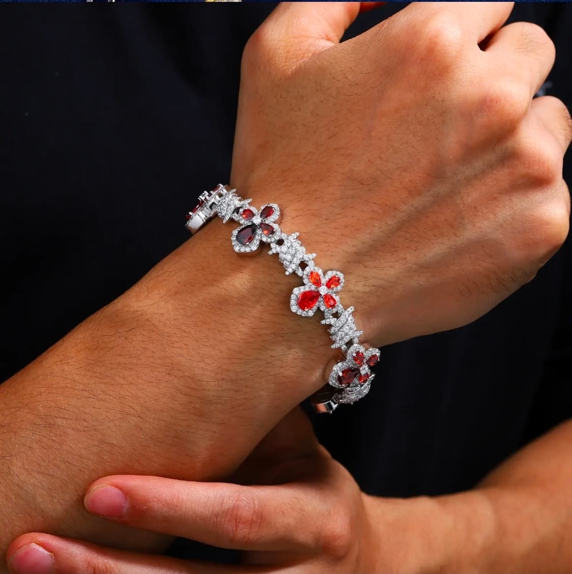 Oceanora 럭셔리 힙합 쥬얼리 페어컷 VVS 모이사 나이트 12mm 상품이미지5