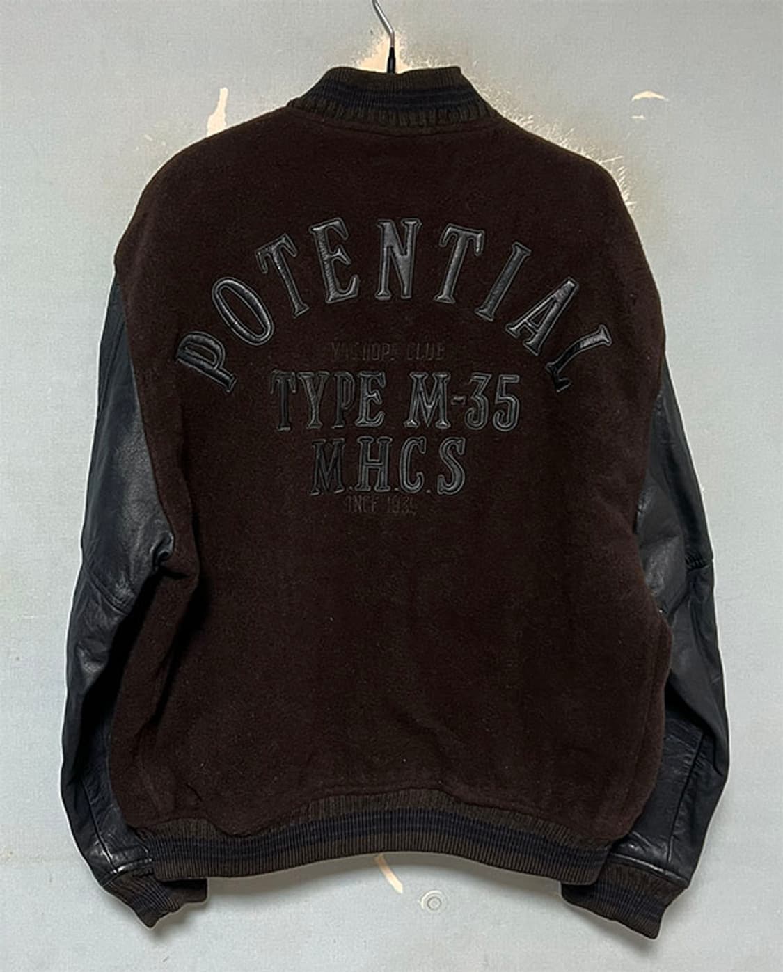 mac hope 90's 남자 바시티 자켓 소가죽 겨울 L 100 상품이미지2