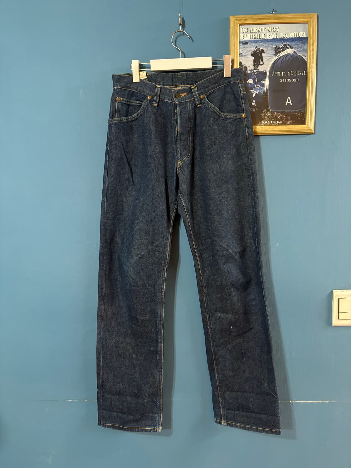 90‘s Lee riders 2000 selvage denim pant. 상품이미지1