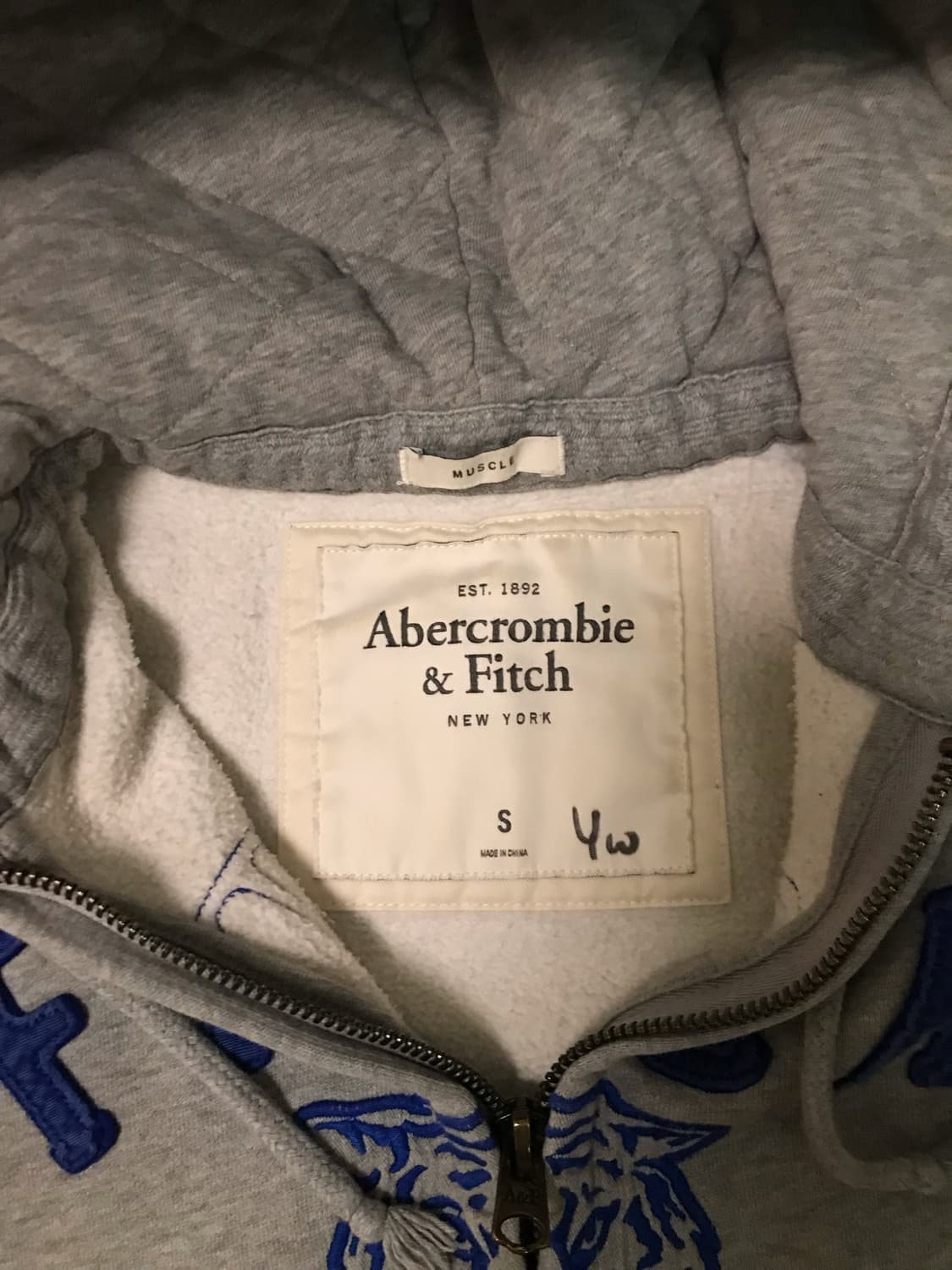 아베크롬비 블루타이거 후드집업  상품이미지2