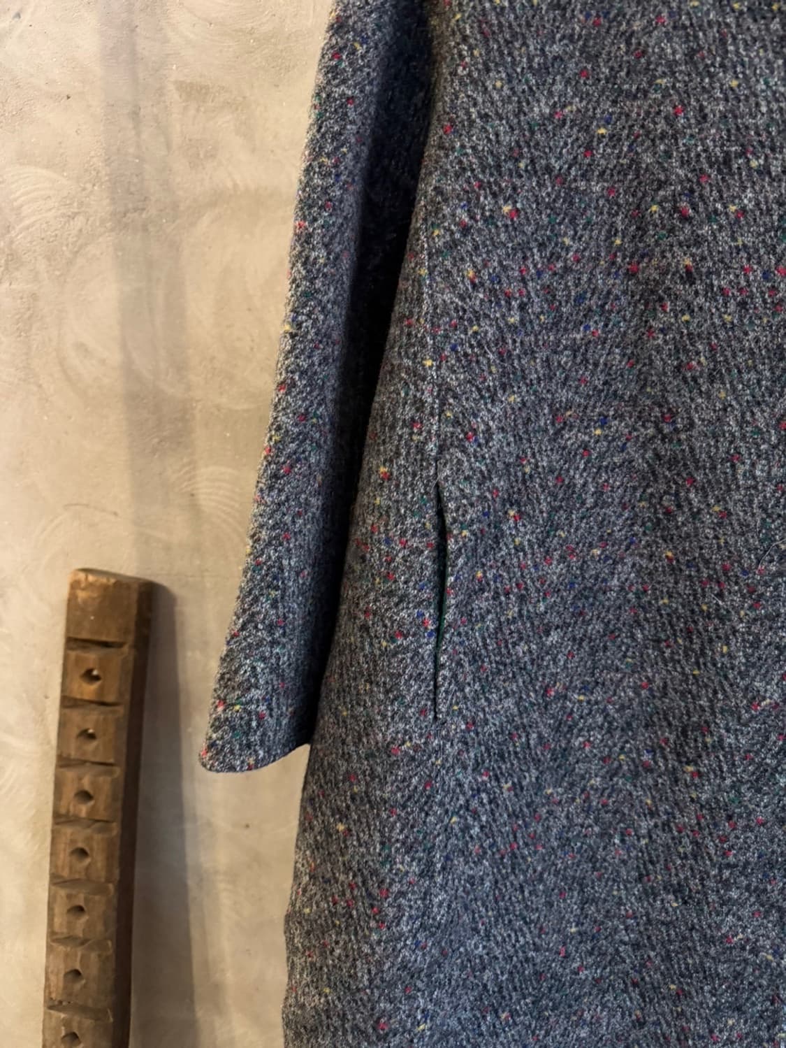 프렌치 도네갈 트위드 코트 55~66 상품이미지8