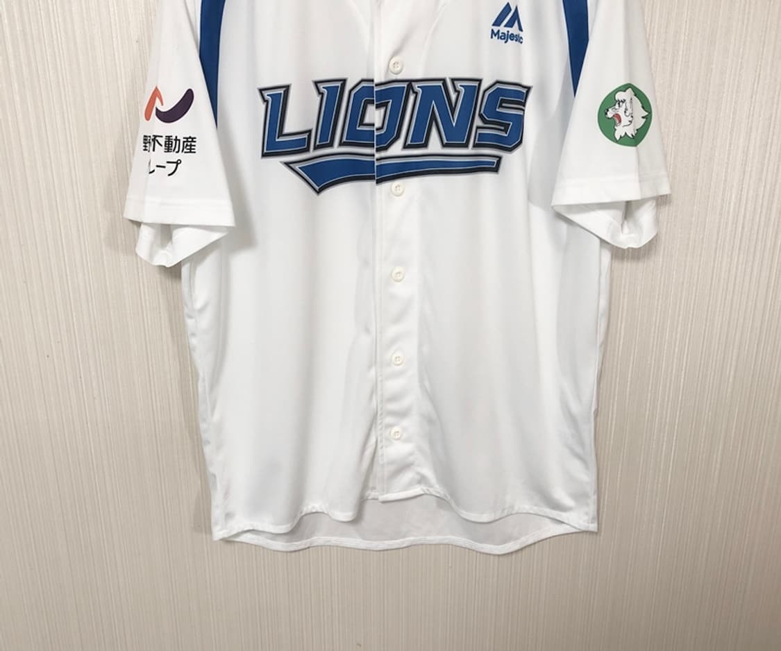 NPB 마제스틱 사이타마 세이부라이온즈 유니폼/져지 L 상품이미지3
