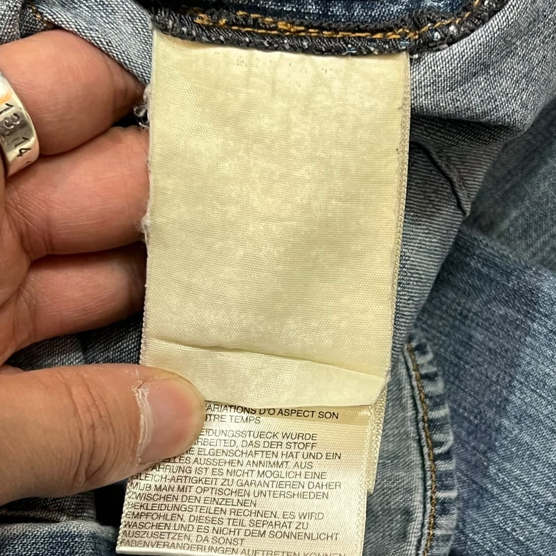  디젤 웨스턴 데님셔츠 y14135 상품이미지8