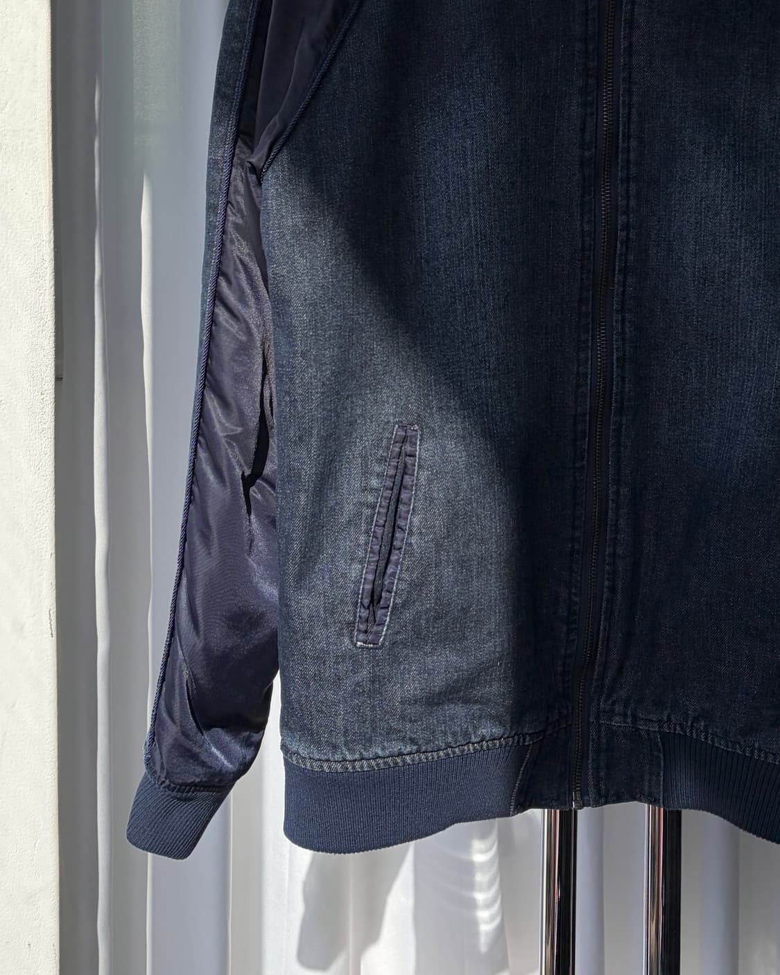 [M]인더애틱 JPN 인디고 데님 블루종 봄버 자켓 상품이미지6