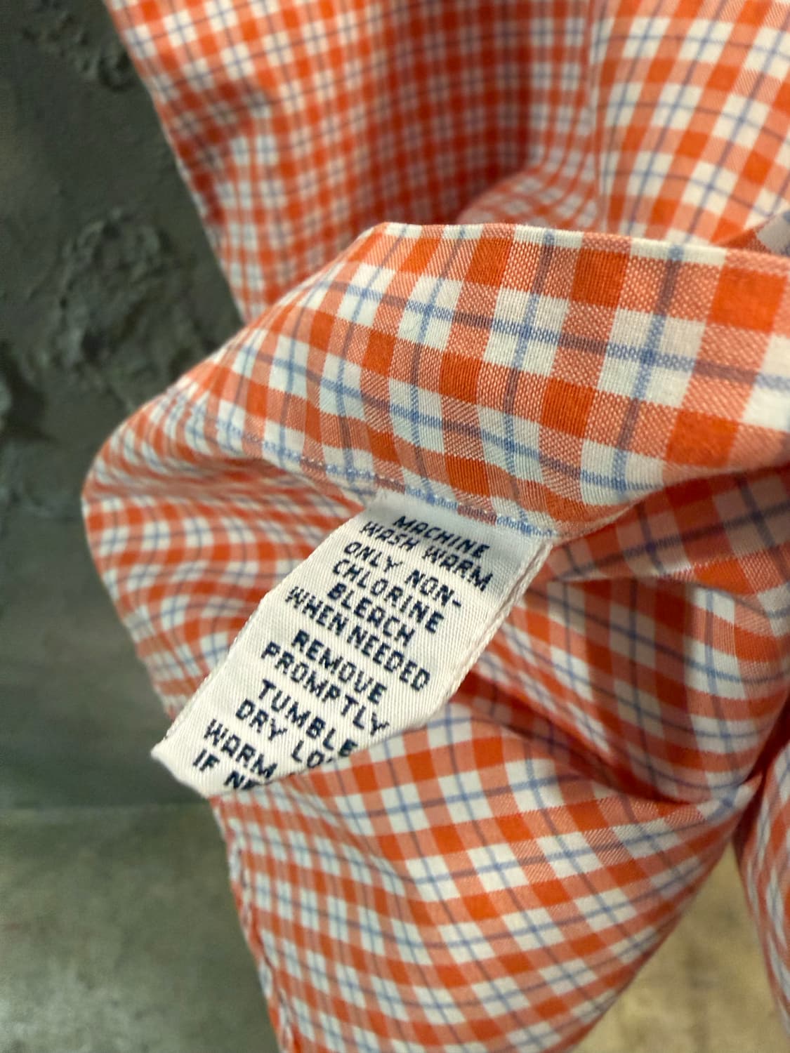 M 폴로랄프로렌 POLO 클래식핏 체크 반팔 셔츠 오렌지 상품이미지6