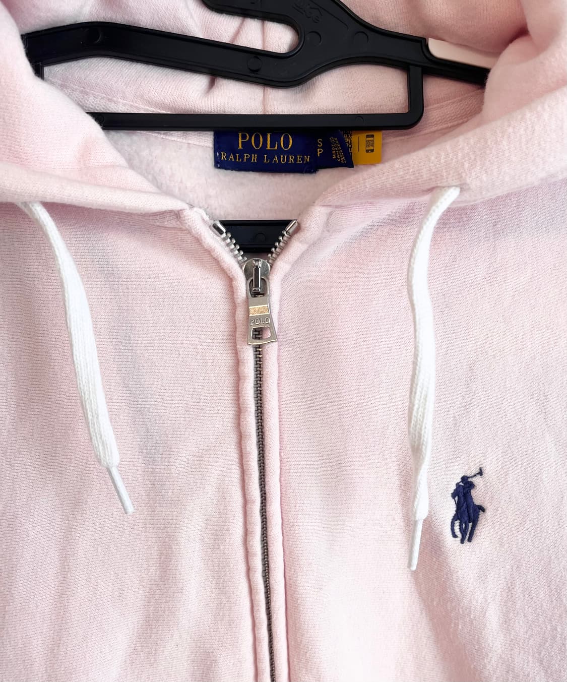 폴로랄프로렌 연핑크 딸기우유 후드집업 [S size] 상품이미지4