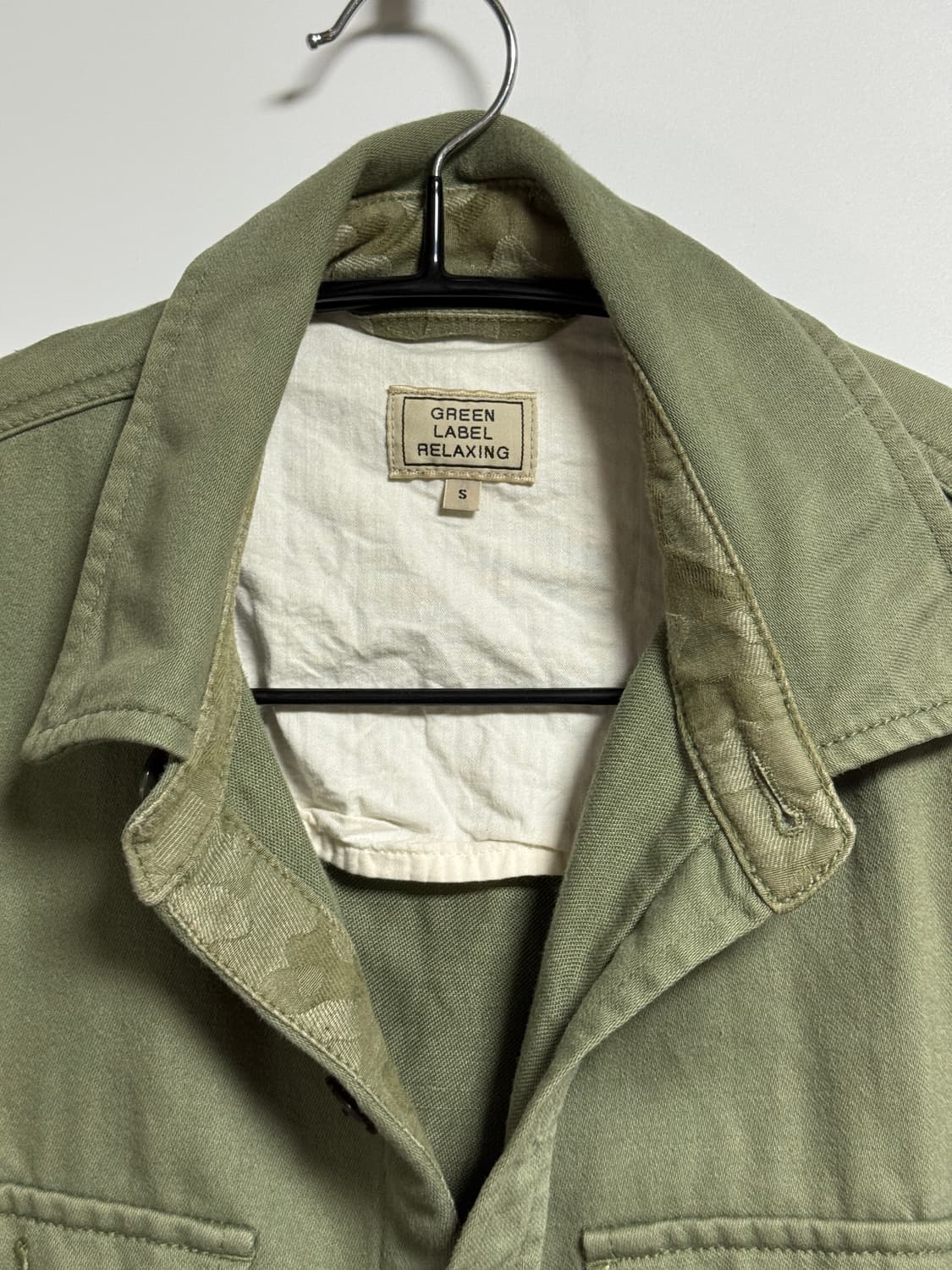 GREEN LABEL 밀리터리 셔츠 자켓 90-95 상품이미지2