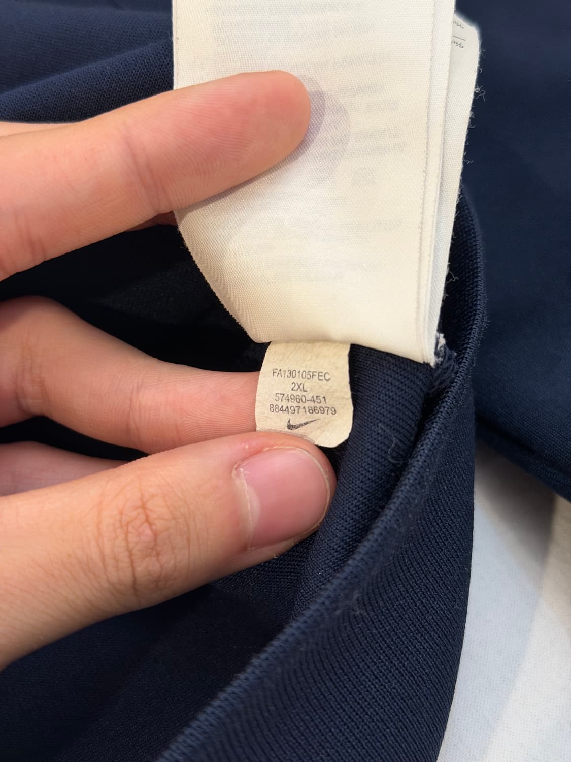 극희귀 XXL) 나이키 13-14 맨시티 트랙탑 져지 네이비 상품이미지6