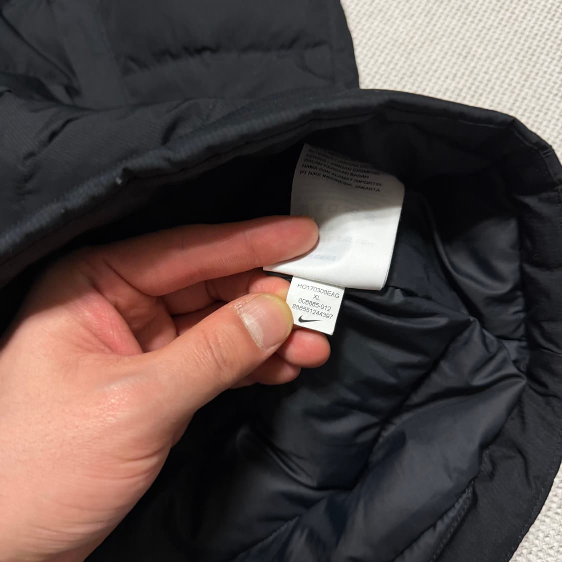 나이키 스몰로고 경량패딩 조끼 상품이미지4