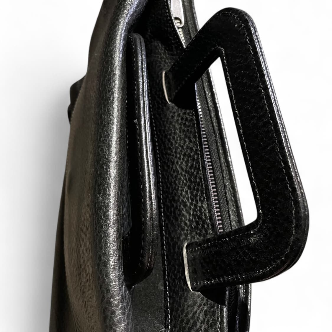 꼼데가르송 트리콧 레더 핸드백 상품이미지6