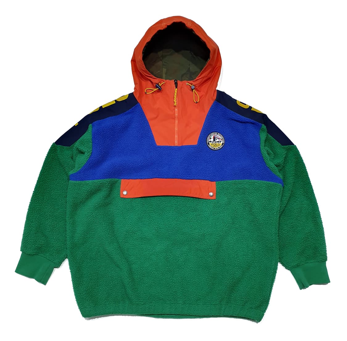 폴로컨트리 컬러블록 플리스 풀오버 xl (free) rrl 상품이미지3