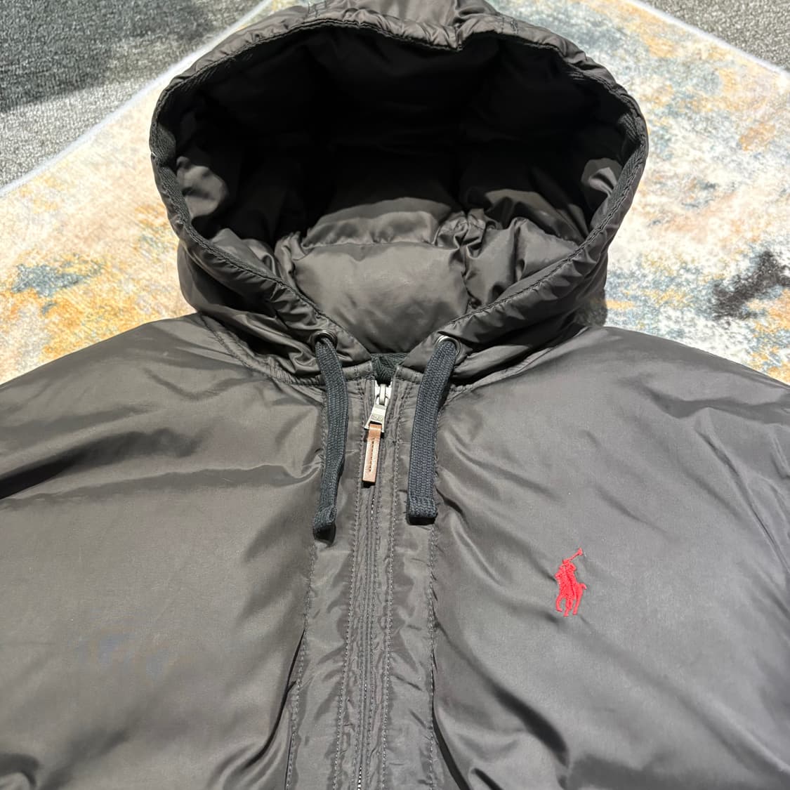 폴로 래드포니00s 빈티지 봄버 후드패딩 상품이미지2