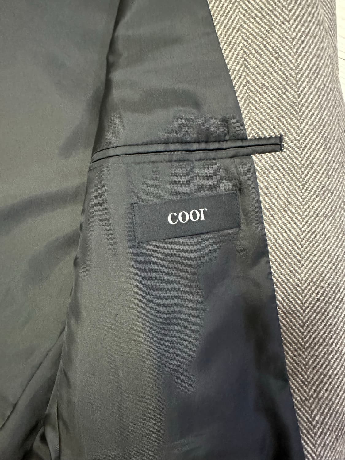 쿠어 헤링본 자켓 상품이미지3