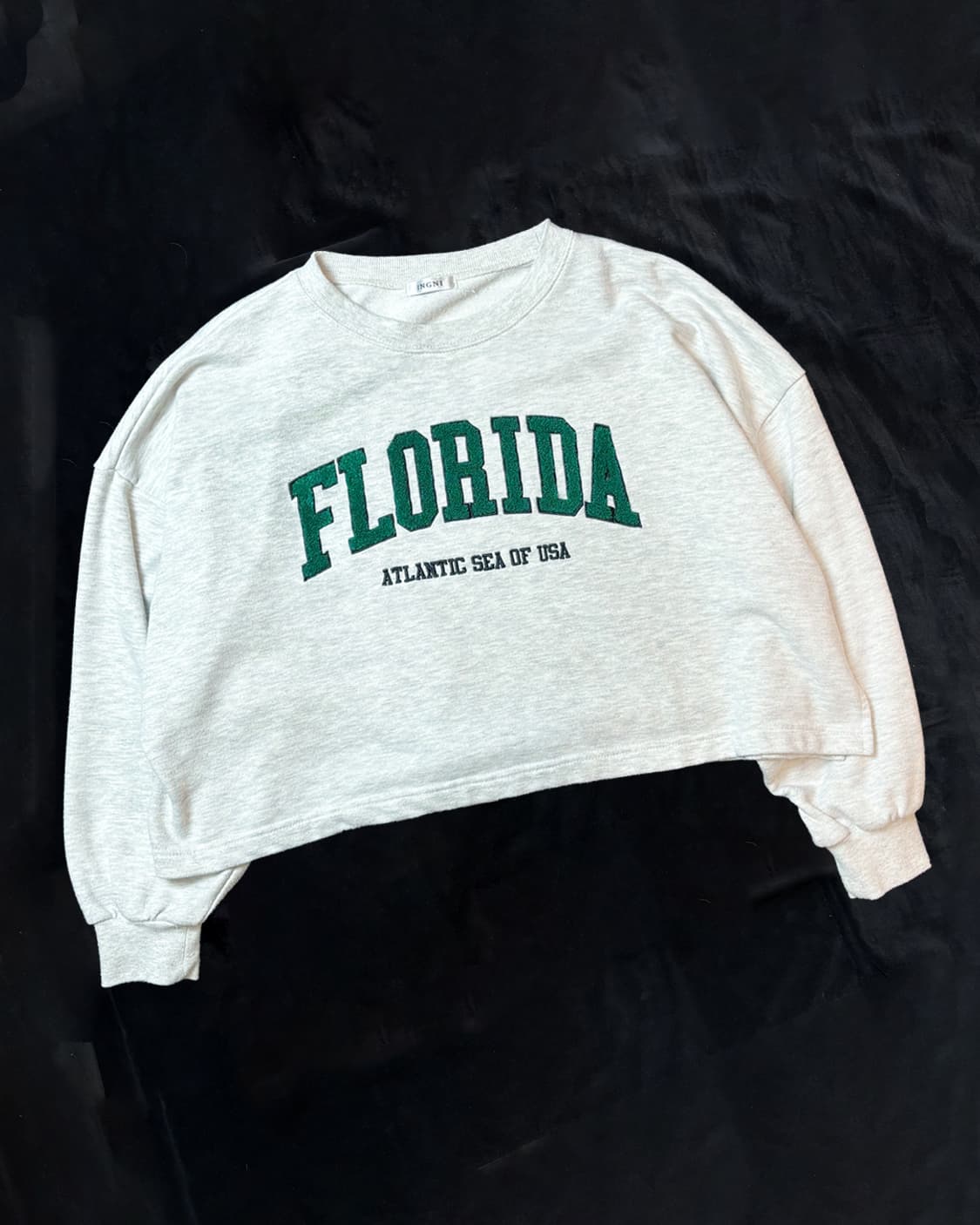 일본빈티지 INGNI 크롭 맨투맨 상품이미지1