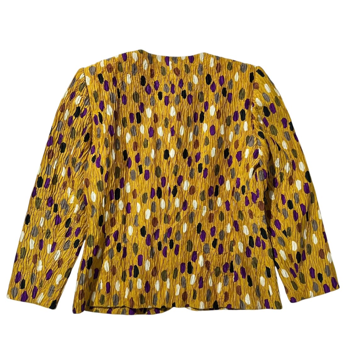 지방시 90’s 플리츠 금장버튼 라운드넥 자켓 상품이미지2