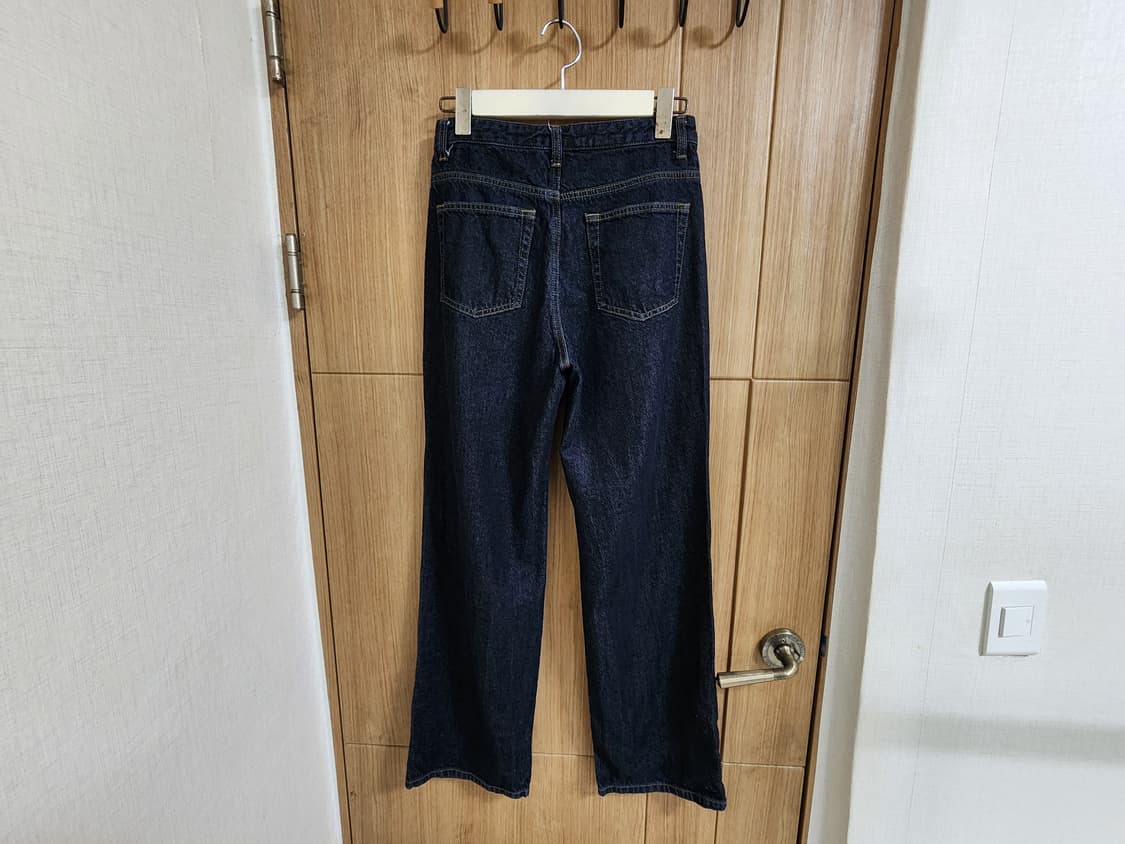 (M)여성 에잇세컨즈 생지 턴업 스트레이트 데님 팬츠 상품이미지4
